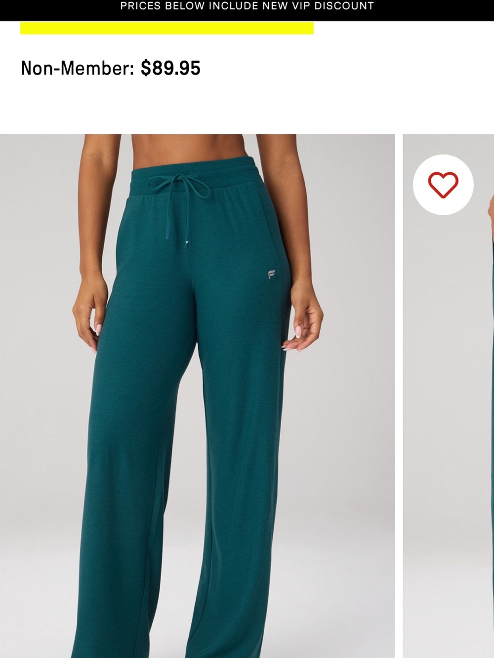 Cloud Jersey wide leg pants Fabletics